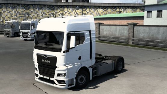 MAN TGX 2020 – Chassis with 1420 liters fuel tanks (2x 710 liters) v:1.1 [11.08.2023]