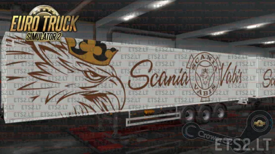 Scania Vabis Gold Ownership Trailer Skin 1.48