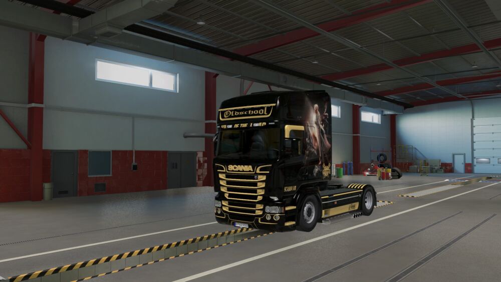 Scania RJL Black Gold Skin