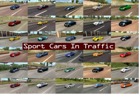 Sport Cars Traffic Pack by TrafficManiac v12.6