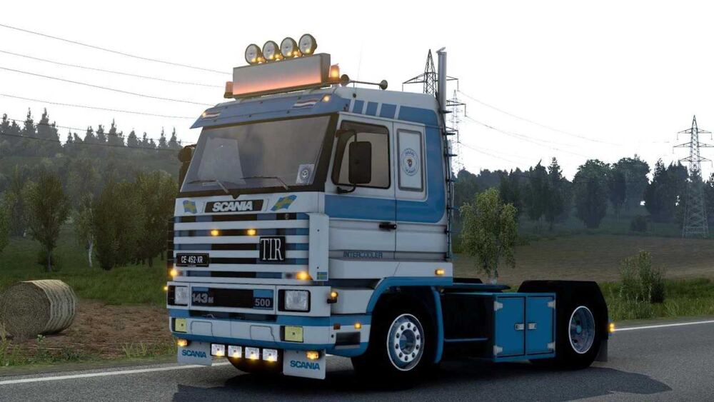 Scania 143M Ex PB KOK & Zn Holland Trailer v1.1