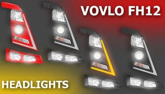 VOLVO FH12 HEADLIGHTS REWORK V1.0