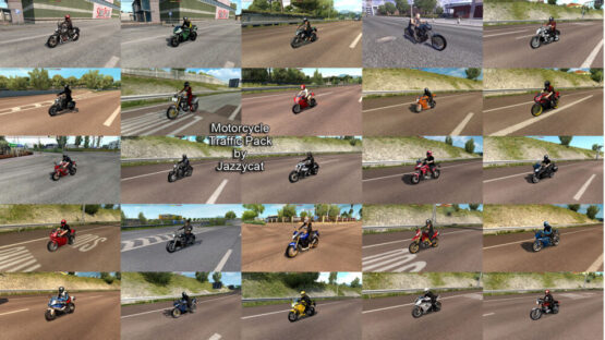 Motorcycle Traffic Pack by Jazzycat v6.5