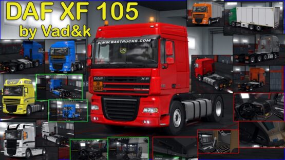 DAF XF 105 by vad&k v 7.15