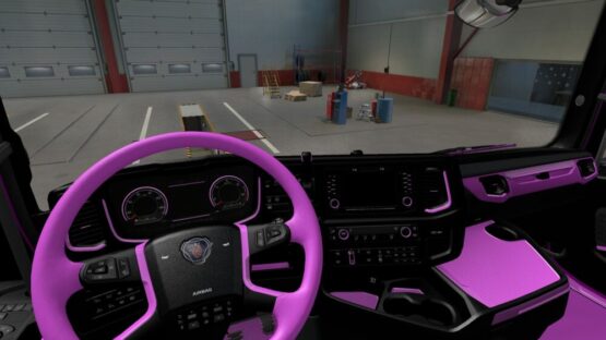 Pink Interior for Scania S & R 2016