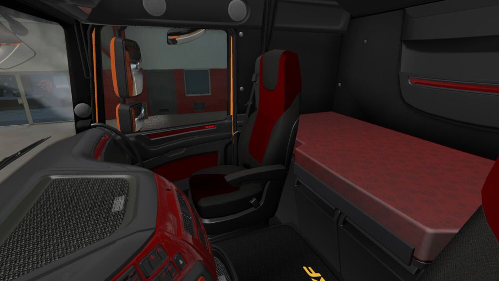 DAF XF Euro 6 Red Interior