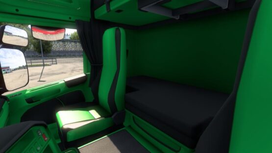 Black & Green Interior for Scania R 2009