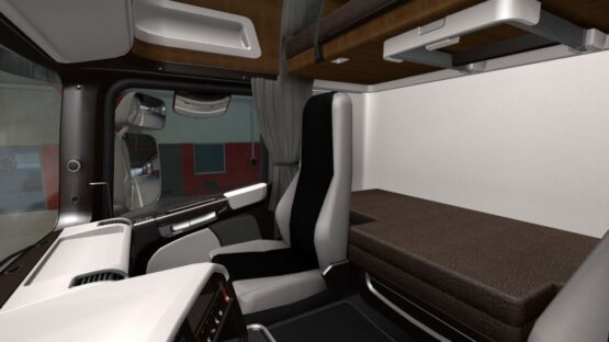 Scania R 2009 Brown White Interior