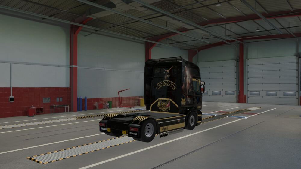 Scania RJL Black Gold Skin