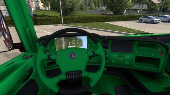 Black & Green Interior for Scania R 2009