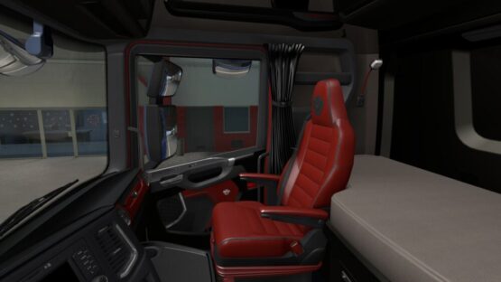 Scania 2016 Red-Black interior