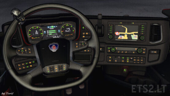 Dashboard light Scania S Pack 1.1