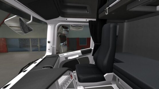 SCANIA R White Black Interior