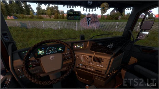 Brown Interior for Volvo FH16 2012 0.9