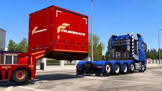 SCS Actros MP4 10×4 Chassis v1.0