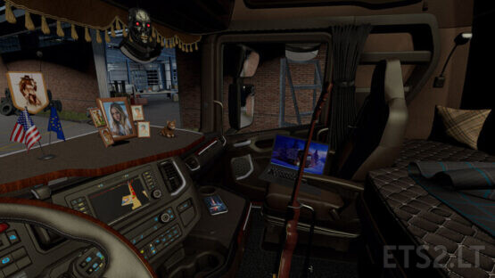 Brown Interior for Scania S/R 2016 v.0.9