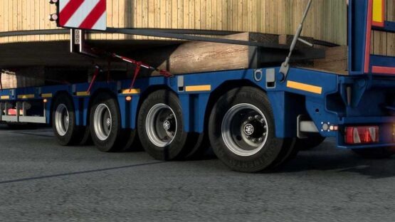 Abasstreppas Lowbed Trailer Wheel for Job Market Trailer v1.0