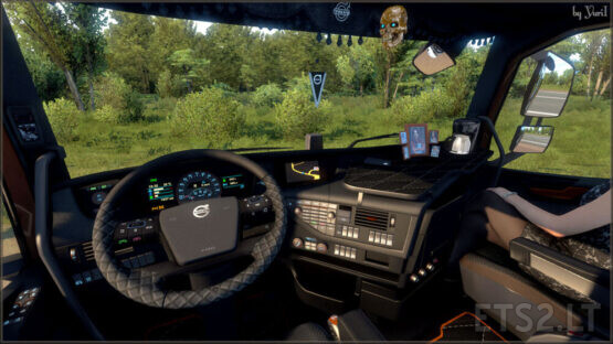 Dark grey Interior Volvo FH16 2012 v.1.0