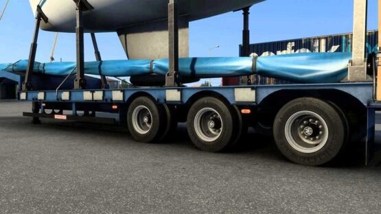 Abasstreppas Lowbed Trailer Wheel for Job Market Trailer v1.0