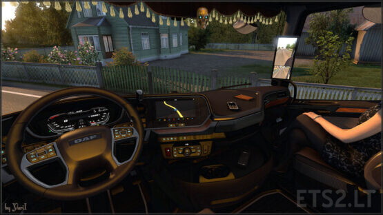 Dark brown interior for DAF XG 0.8