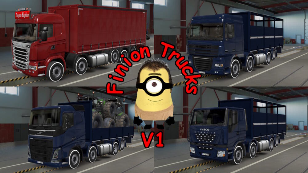 Finion Truck V1 [Scania + DAF + Volvo + Iveco] [ETS2 1.49]