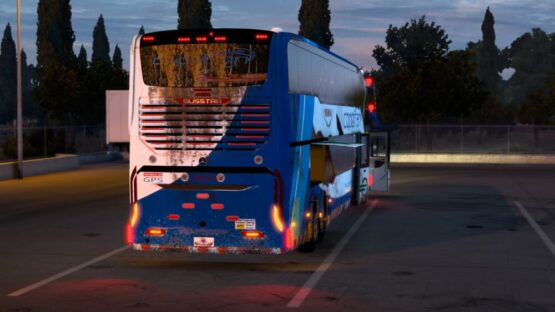 ETS2 BUSSCAR S1 BUS MOD V5 1.47 Fix