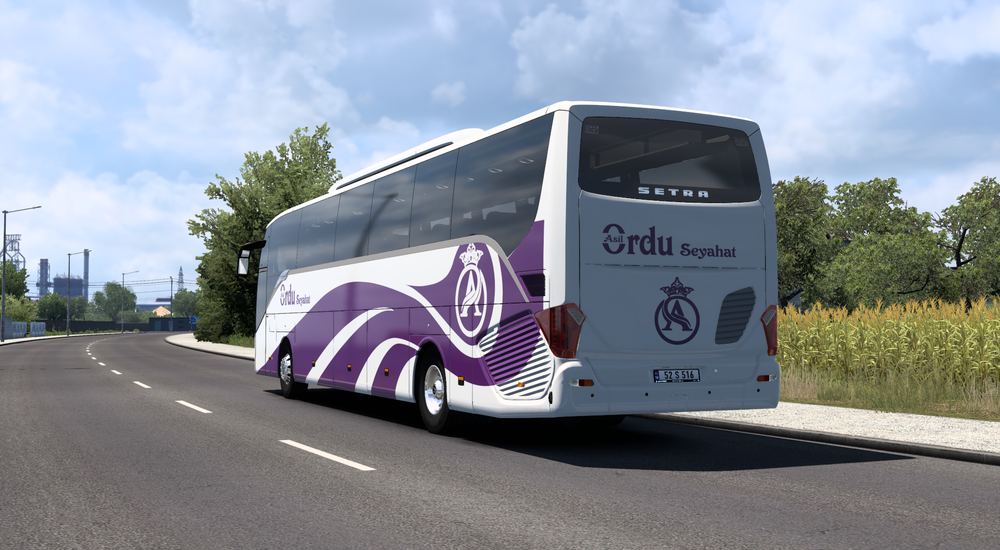 Setra S516 HD Asil Ordu Seyahat Skinpack