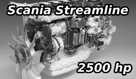 Scania Streamline 2500 hp engine +200km/h