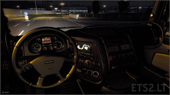 Dark Interior for DAF XF 105 v 3.3