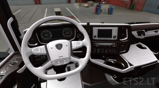 Scania 2016 (NextGen) – Exclusive White / Wood Interior