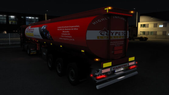 MAMMUT CEYPETCO FUEL TRAILER FIXED ETS2 1.48.5