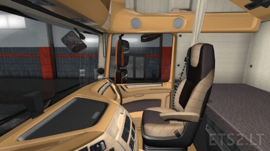 DAF E6 Gold Wood Interior