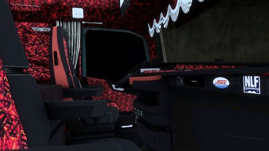 Volvo FH5 Red Danish Plush Interior + Exterior REWORKED