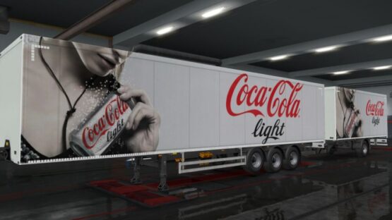 Coca-Cola Light Trailer ETS2 1.48