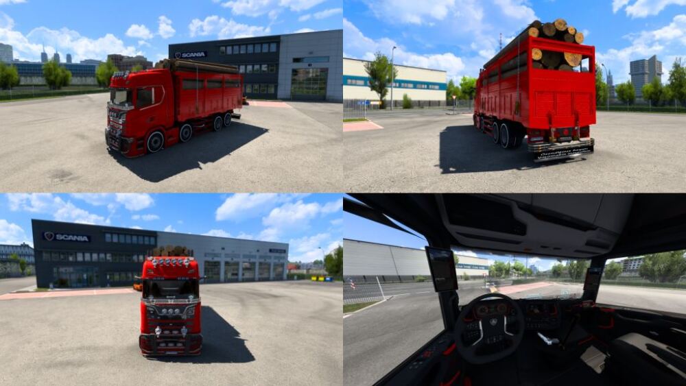 Scania S 8×2 by Finion (Kirkayak) [ETS2 1.49]