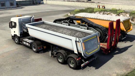 SKI18 & 24 Tipper Semi Trailer v1.0