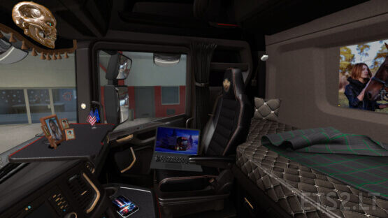 Dark Interior for Scania S/R 2016 1.1