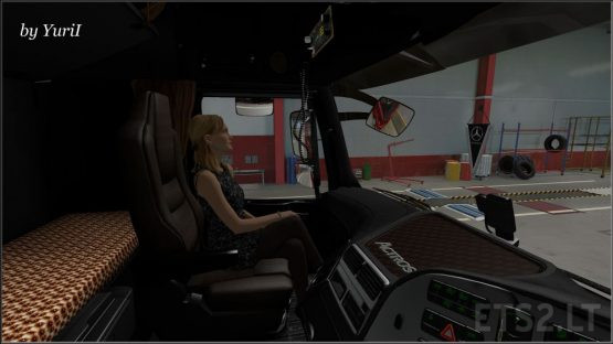 Interior for Mercedes Actros 2009 1.3