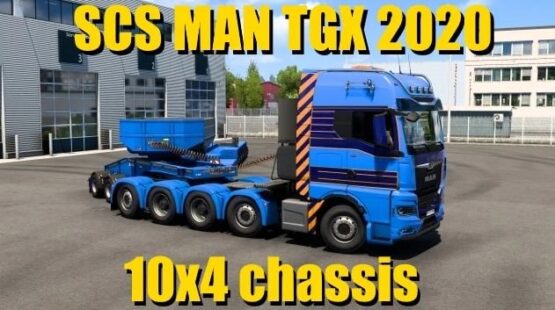 SCS MAN TGX 2020 10X4 Chassis v1.0