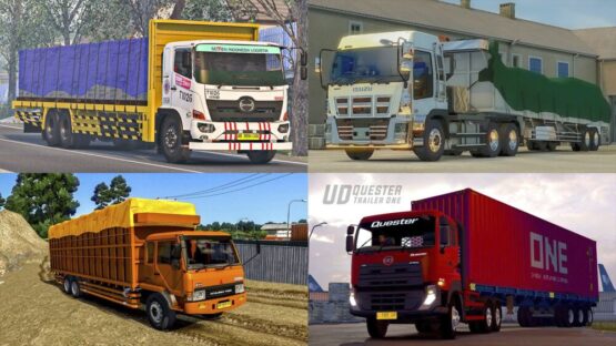 Free Megamod Truck Pack – 8 Trucks in One Mod – ETS2 1.41 to 1.50