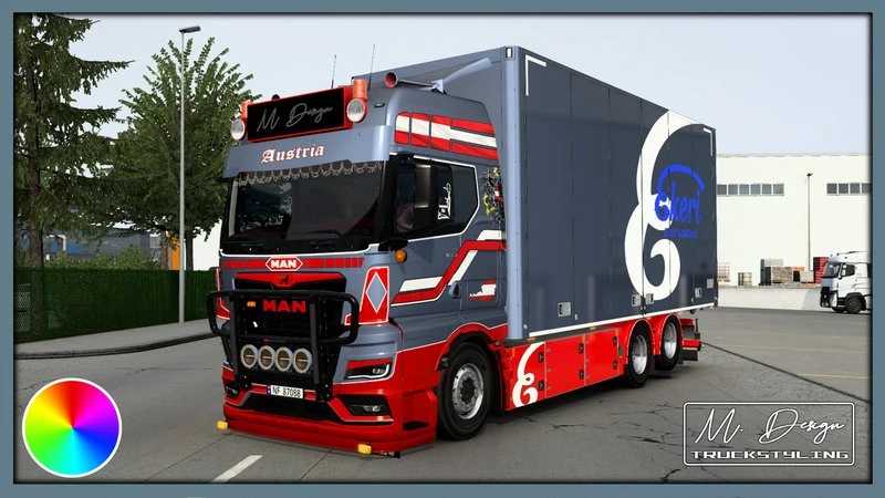 New edition skins MAN TGX v1.0