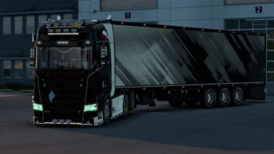 Scania s black poland Trailer TruckrsMp