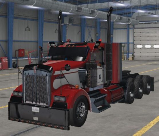 Kenworth W900 cabin cut ets2 1.48