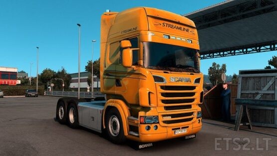 Scania RJL Topline Yellow Plusch Danish