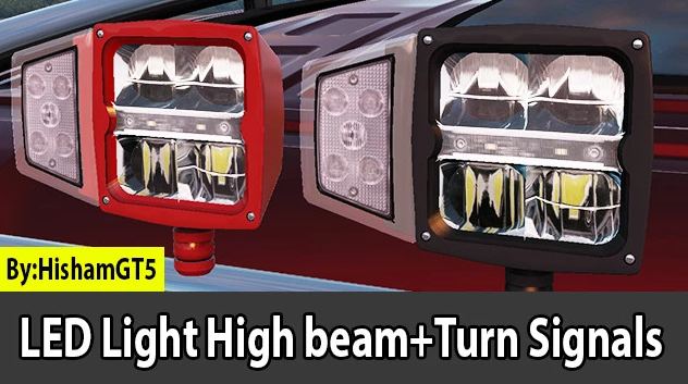 LED LIGHT HIGH BEAM + TURN SIGNALS [1.47/1.48]