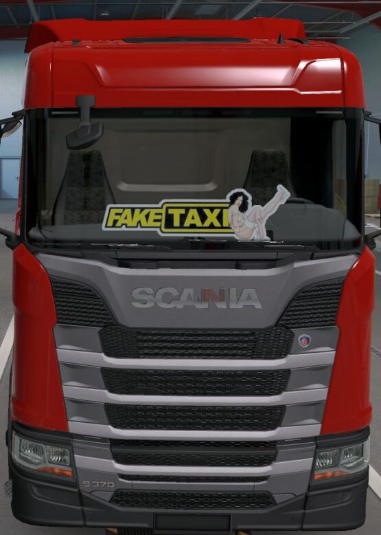 Fake Taxi Sticker