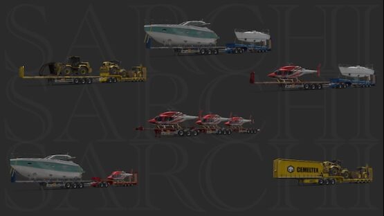 (online) Mix of trailers and company paint jobs for multiplayer Truckers MP