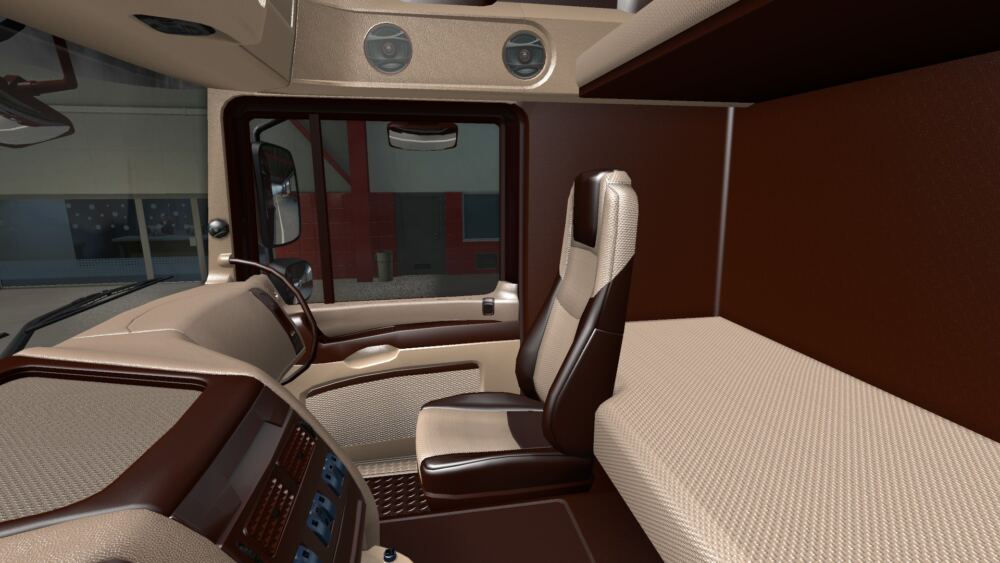 DAF XF105 Beige Brown Interior