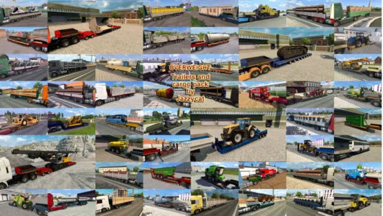 Overweight Trailers and Cargo Pack by Jazzycat v11.9.1