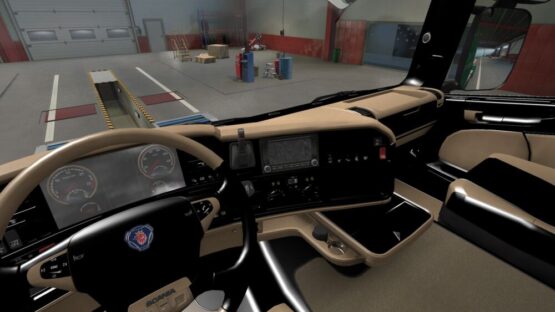 Scania – Black & Beige Interior